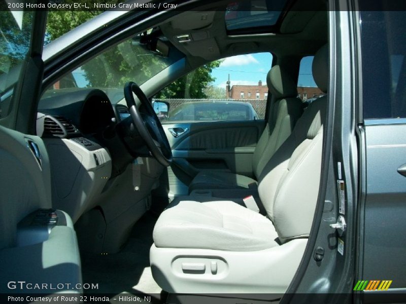 Nimbus Gray Metallic / Gray 2008 Honda Odyssey EX-L
