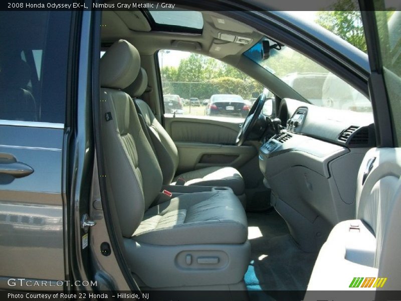 Nimbus Gray Metallic / Gray 2008 Honda Odyssey EX-L