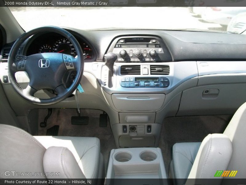 Nimbus Gray Metallic / Gray 2008 Honda Odyssey EX-L