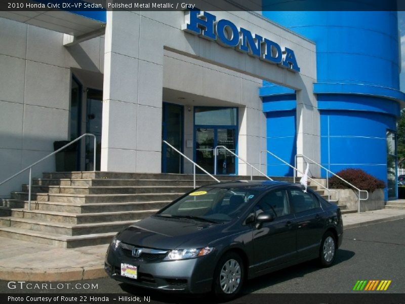 Polished Metal Metallic / Gray 2010 Honda Civic DX-VP Sedan