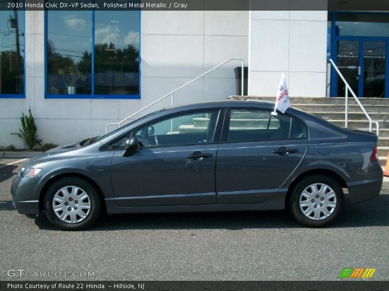 Polished Metal Metallic / Gray 2010 Honda Civic DX-VP Sedan