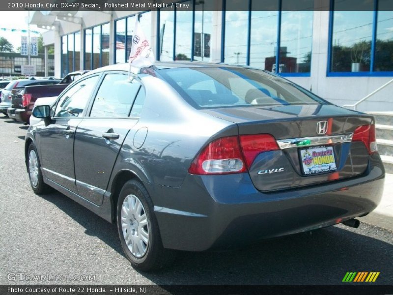 Polished Metal Metallic / Gray 2010 Honda Civic DX-VP Sedan