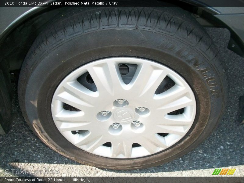 Polished Metal Metallic / Gray 2010 Honda Civic DX-VP Sedan