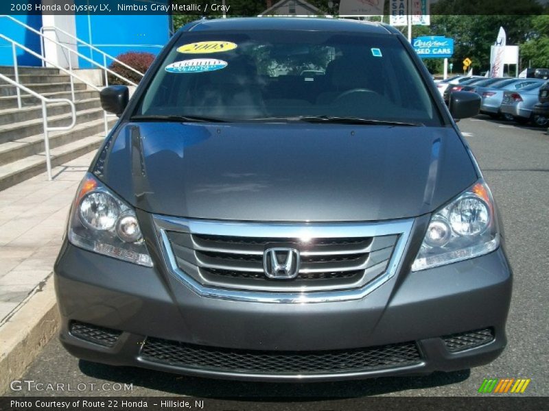 Nimbus Gray Metallic / Gray 2008 Honda Odyssey LX