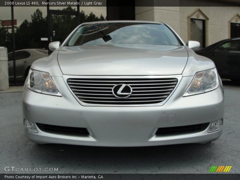 Mercury Silver Metallic / Light Gray 2008 Lexus LS 460