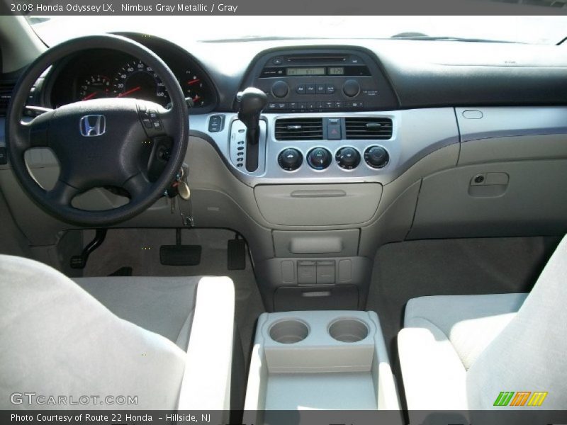 Nimbus Gray Metallic / Gray 2008 Honda Odyssey LX