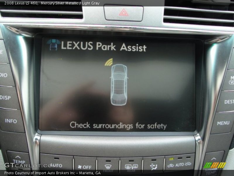 Mercury Silver Metallic / Light Gray 2008 Lexus LS 460