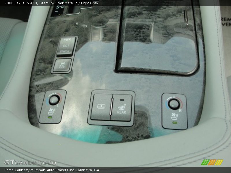 Mercury Silver Metallic / Light Gray 2008 Lexus LS 460