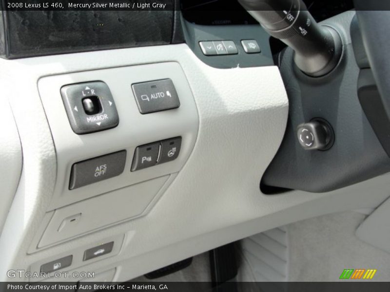 Mercury Silver Metallic / Light Gray 2008 Lexus LS 460