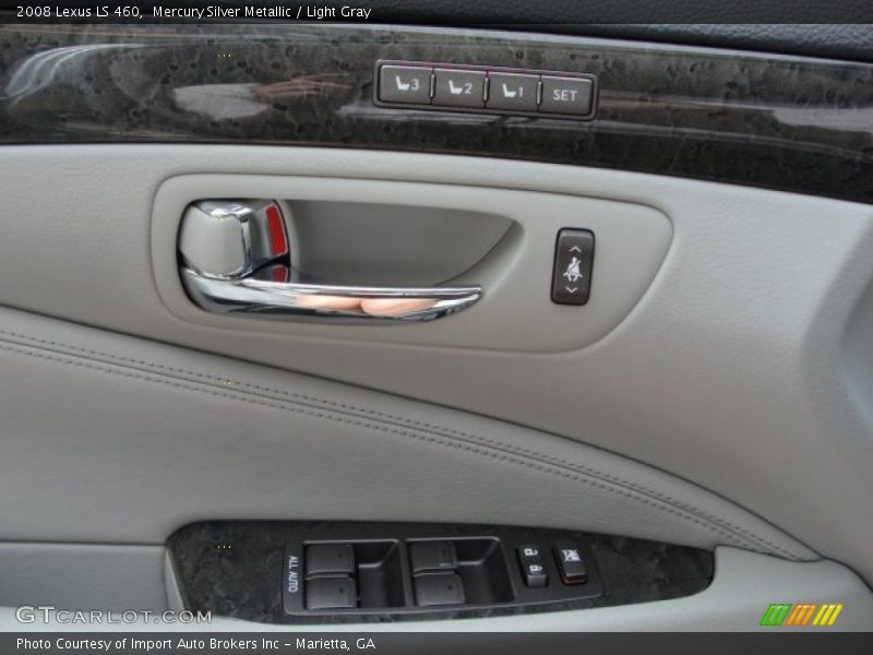 Mercury Silver Metallic / Light Gray 2008 Lexus LS 460