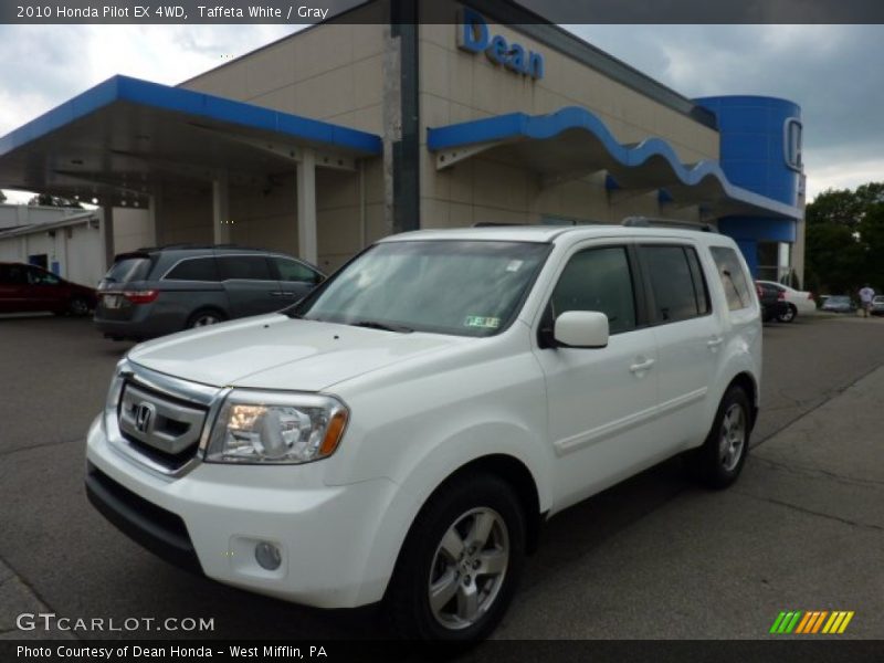 Taffeta White / Gray 2010 Honda Pilot EX 4WD
