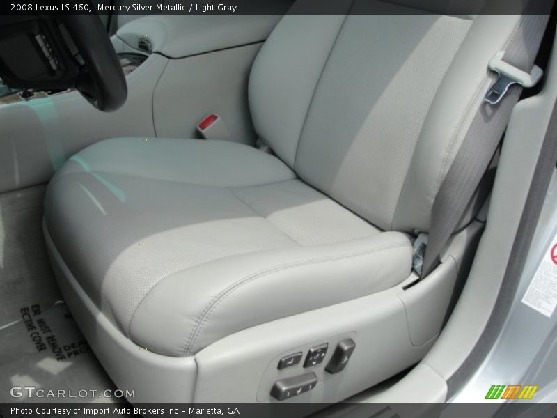 Mercury Silver Metallic / Light Gray 2008 Lexus LS 460