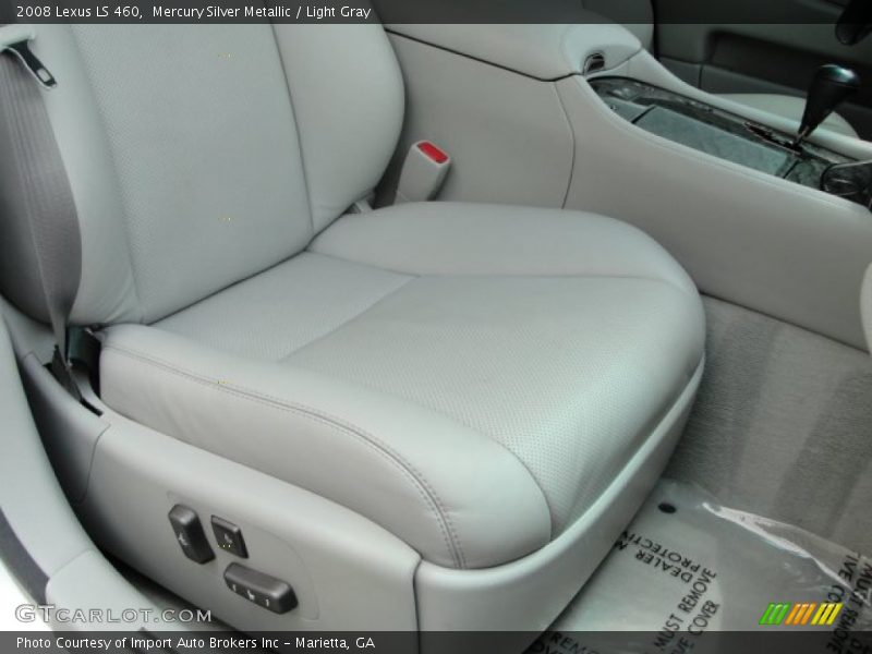 Mercury Silver Metallic / Light Gray 2008 Lexus LS 460