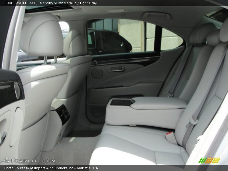 Mercury Silver Metallic / Light Gray 2008 Lexus LS 460