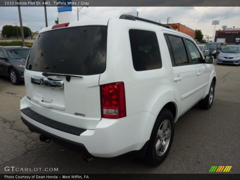 Taffeta White / Gray 2010 Honda Pilot EX 4WD