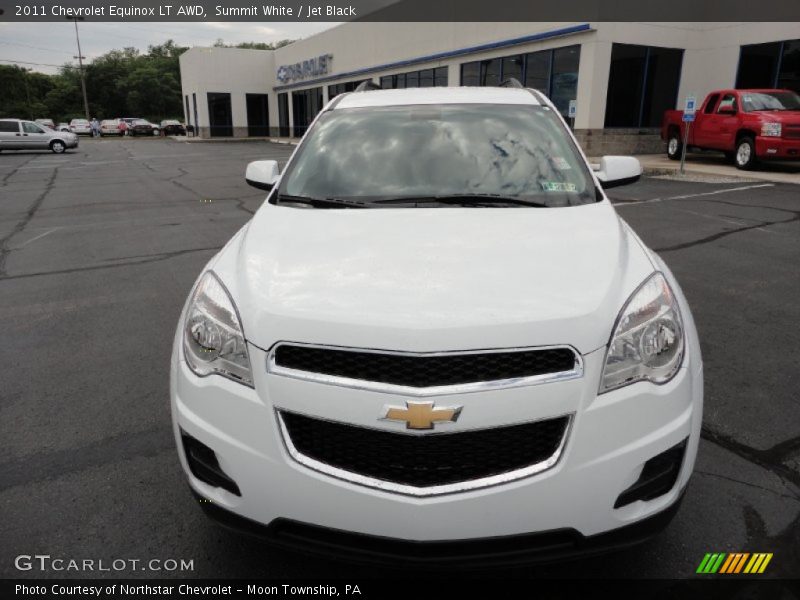 Summit White / Jet Black 2011 Chevrolet Equinox LT AWD