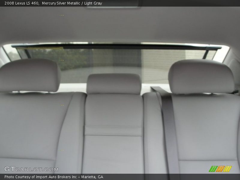 Mercury Silver Metallic / Light Gray 2008 Lexus LS 460