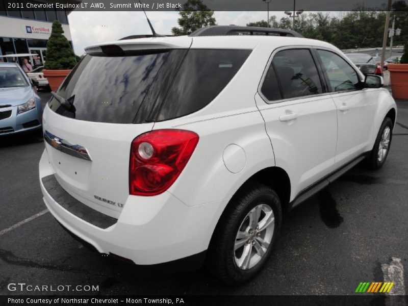 Summit White / Jet Black 2011 Chevrolet Equinox LT AWD