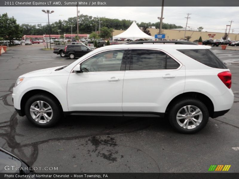 Summit White / Jet Black 2011 Chevrolet Equinox LT AWD