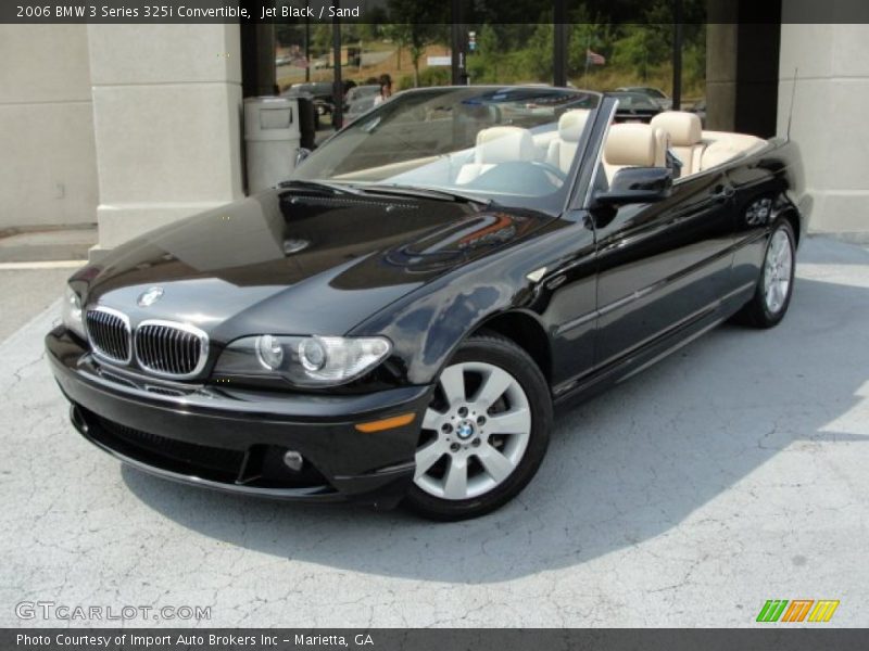 Jet Black / Sand 2006 BMW 3 Series 325i Convertible