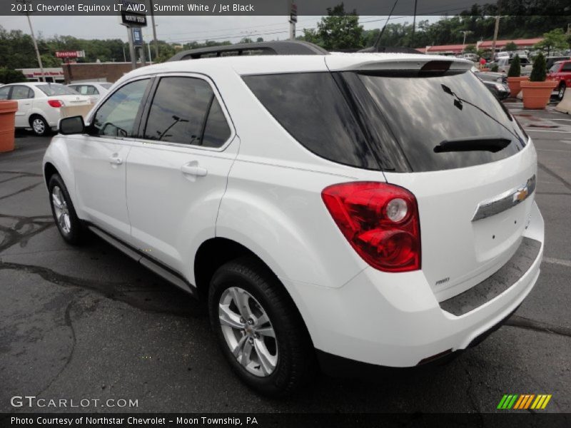 Summit White / Jet Black 2011 Chevrolet Equinox LT AWD