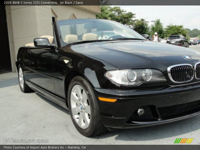 Jet Black / Sand 2006 BMW 3 Series 325i Convertible