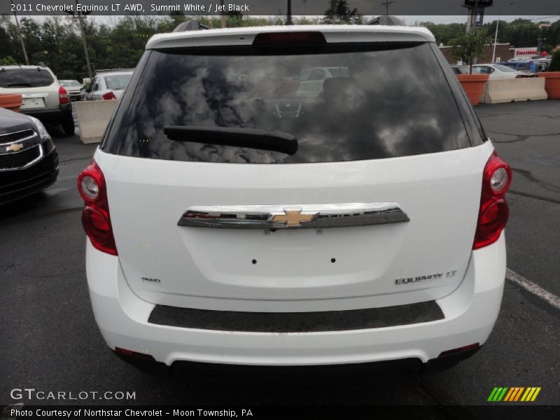 Summit White / Jet Black 2011 Chevrolet Equinox LT AWD