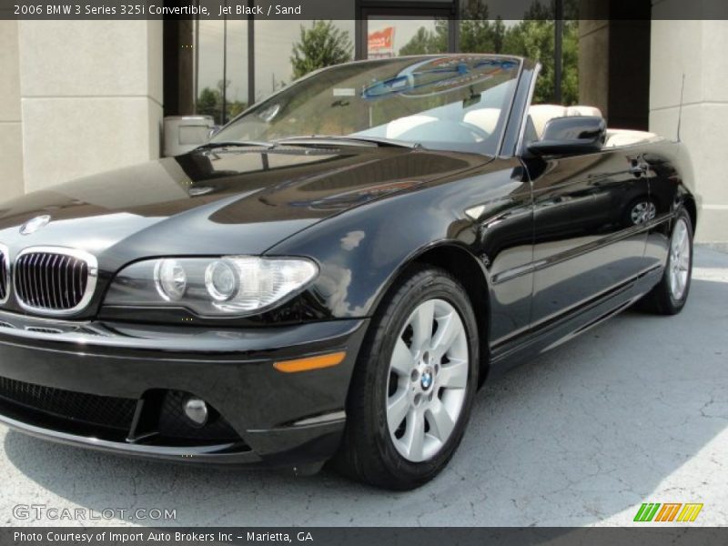 Jet Black / Sand 2006 BMW 3 Series 325i Convertible