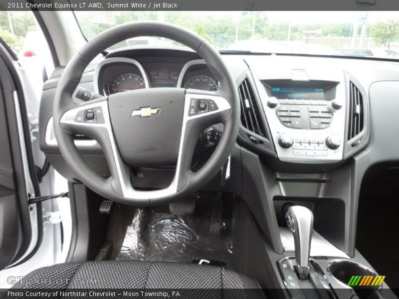 Summit White / Jet Black 2011 Chevrolet Equinox LT AWD