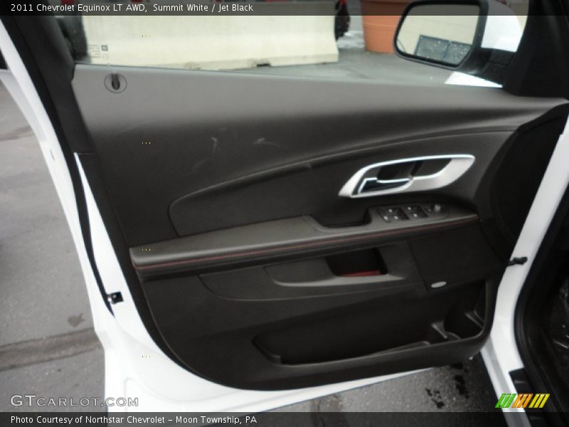 Summit White / Jet Black 2011 Chevrolet Equinox LT AWD
