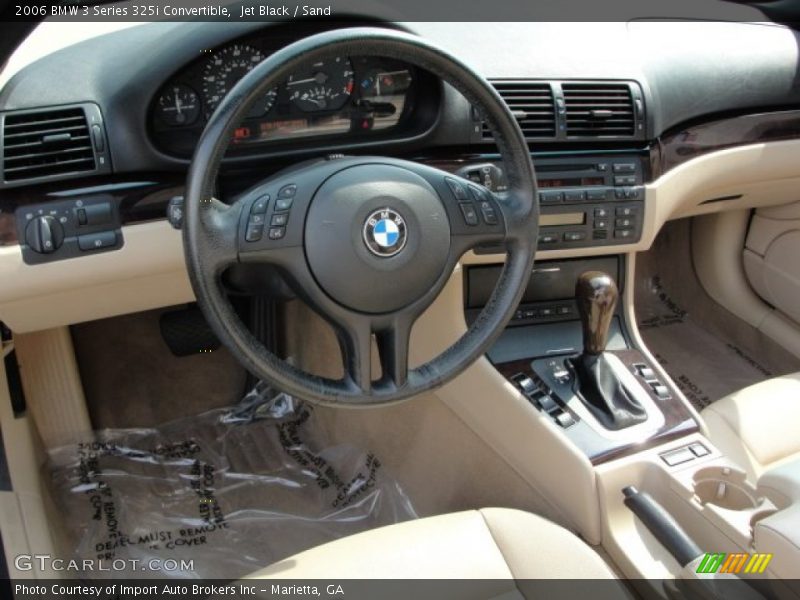 Jet Black / Sand 2006 BMW 3 Series 325i Convertible