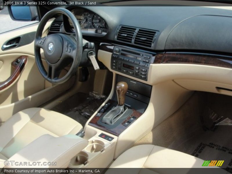 Jet Black / Sand 2006 BMW 3 Series 325i Convertible