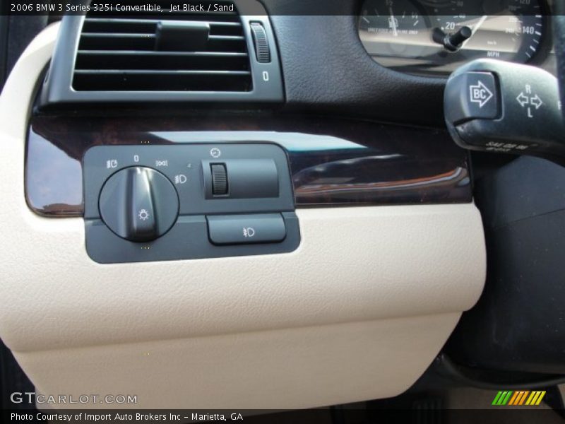 Jet Black / Sand 2006 BMW 3 Series 325i Convertible