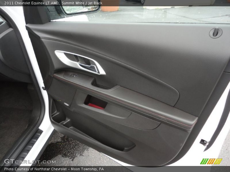 Summit White / Jet Black 2011 Chevrolet Equinox LT AWD