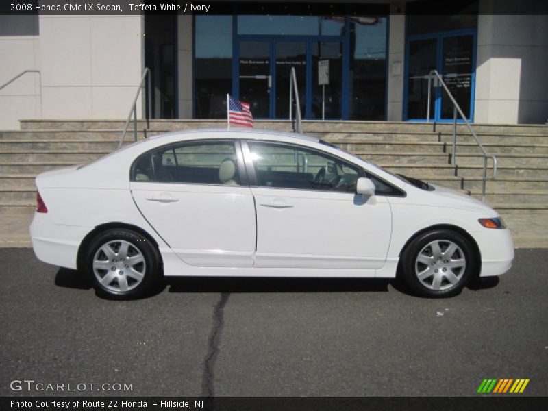 Taffeta White / Ivory 2008 Honda Civic LX Sedan