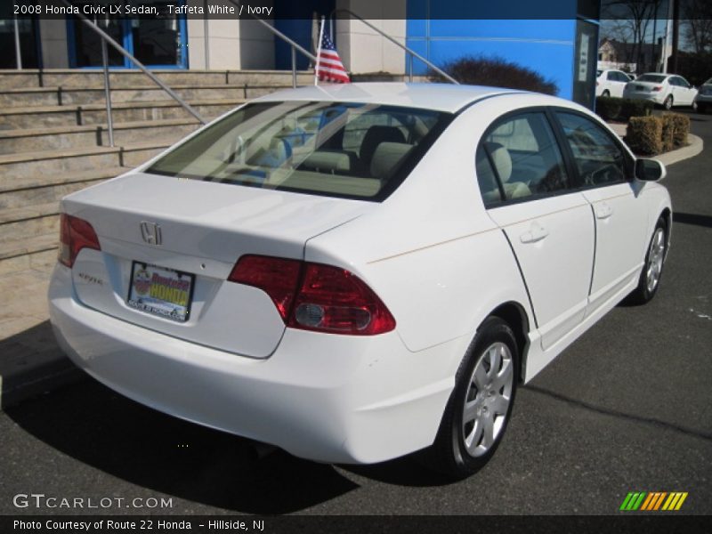 Taffeta White / Ivory 2008 Honda Civic LX Sedan