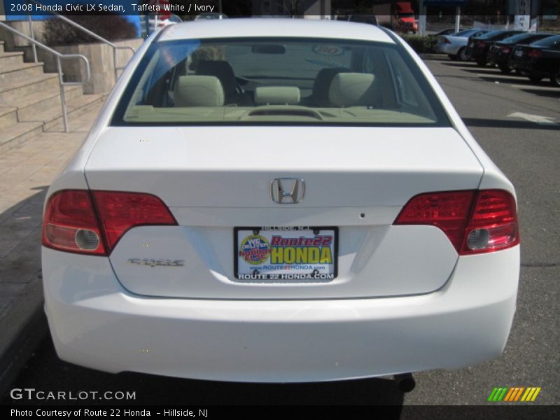 Taffeta White / Ivory 2008 Honda Civic LX Sedan
