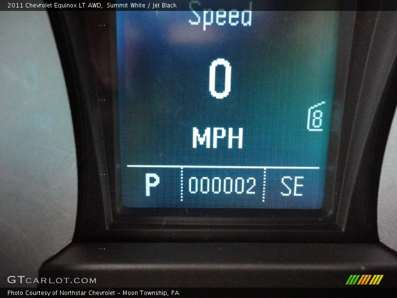 Summit White / Jet Black 2011 Chevrolet Equinox LT AWD