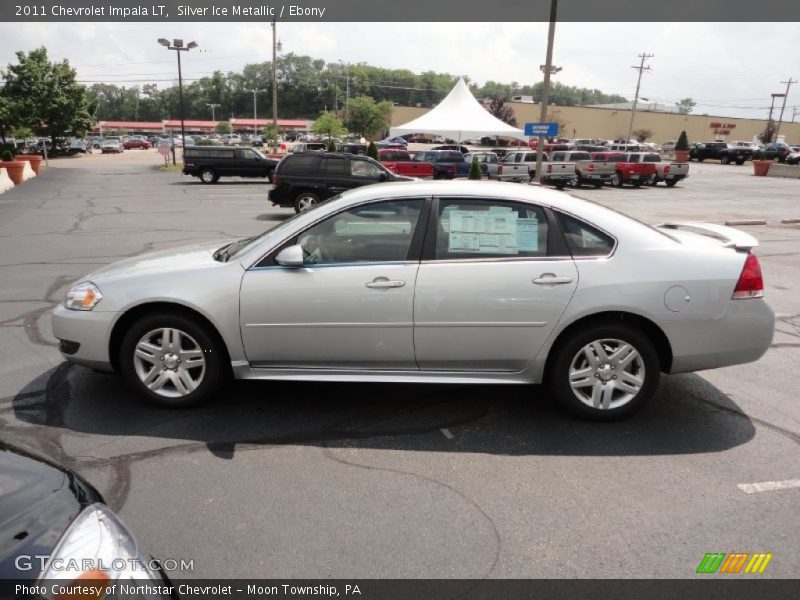 Silver Ice Metallic / Ebony 2011 Chevrolet Impala LT