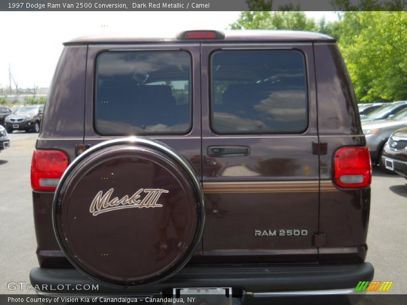 Dark Red Metallic / Camel 1997 Dodge Ram Van 2500 Conversion