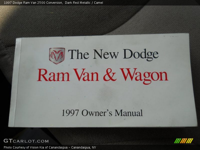 Books/Manuals of 1997 Ram Van 2500 Conversion