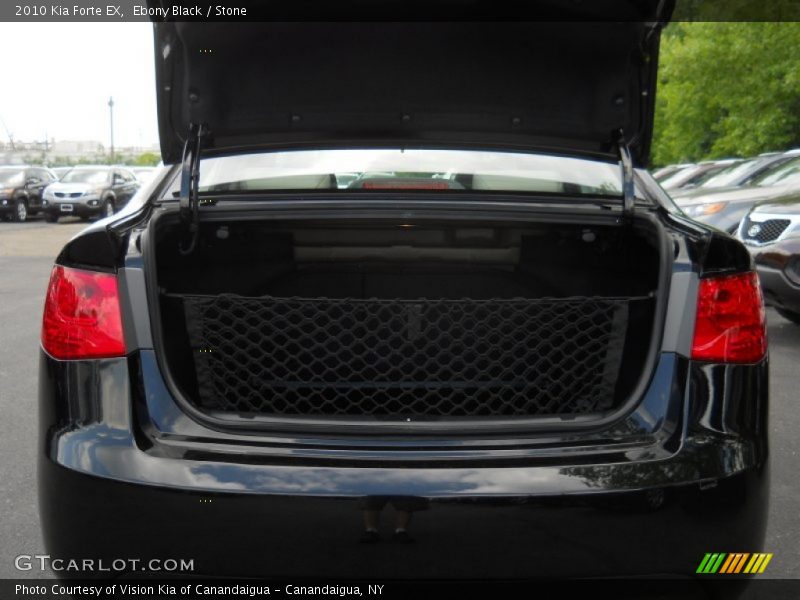Ebony Black / Stone 2010 Kia Forte EX