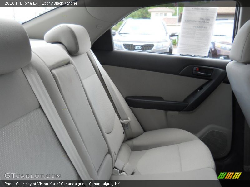Ebony Black / Stone 2010 Kia Forte EX