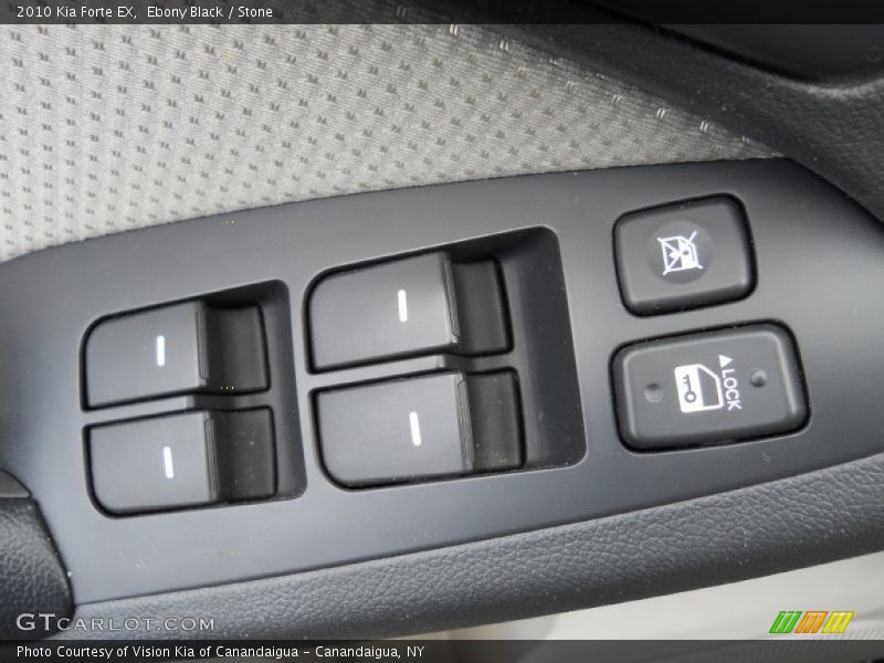 Ebony Black / Stone 2010 Kia Forte EX