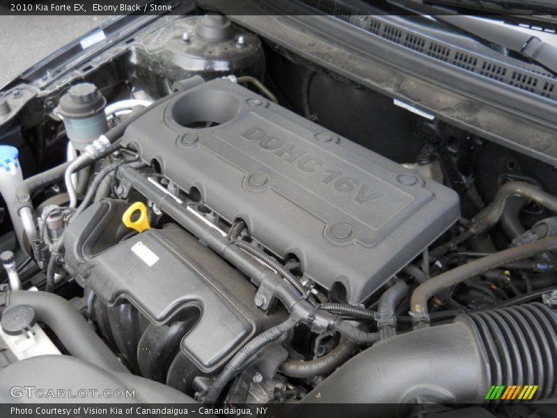 Ebony Black / Stone 2010 Kia Forte EX