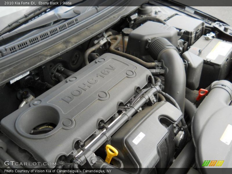 Ebony Black / Stone 2010 Kia Forte EX