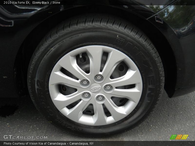 Ebony Black / Stone 2010 Kia Forte EX