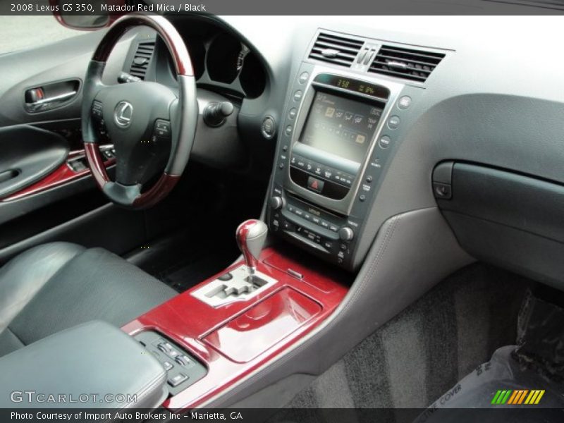 Matador Red Mica / Black 2008 Lexus GS 350