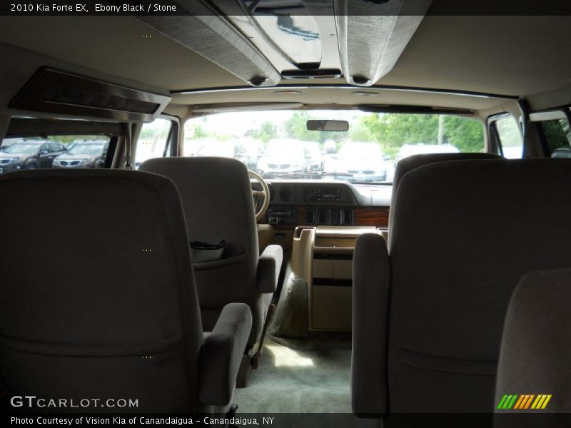 Ebony Black / Stone 2010 Kia Forte EX