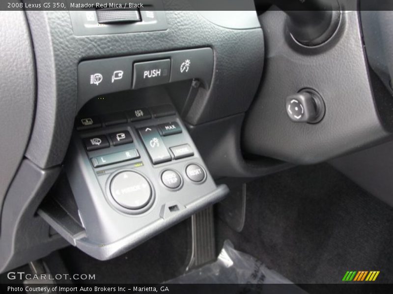 Matador Red Mica / Black 2008 Lexus GS 350